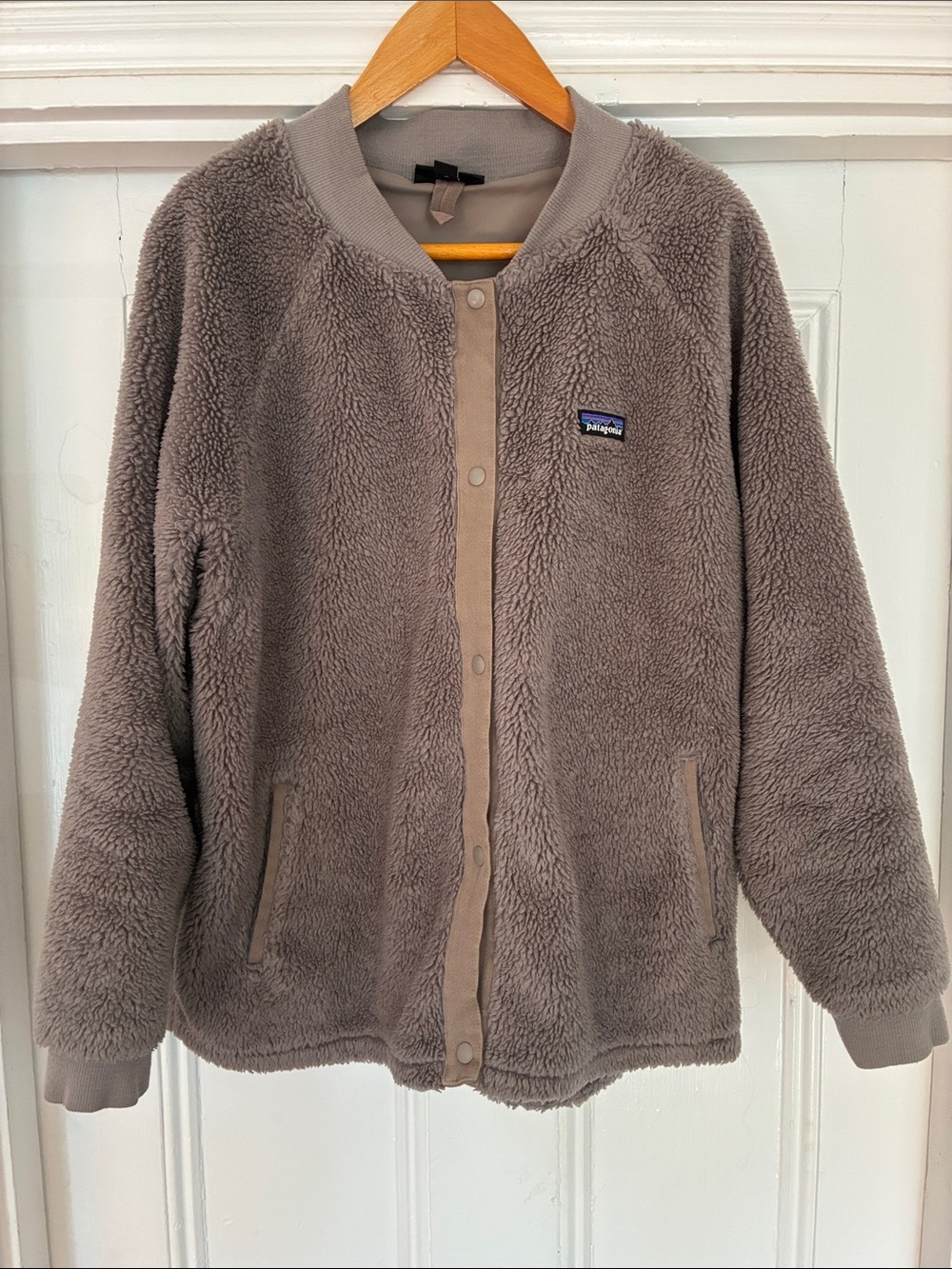 Patagonia Women's XL Sherpa Snap-Front Jacket